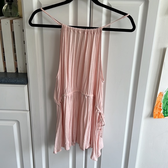 Kimchi Blue Tops - Pink boho tank